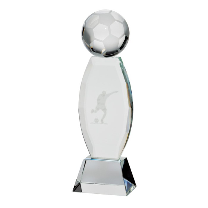 INFINITY CRYSTAL FOOTBALL AWARD-  23CM